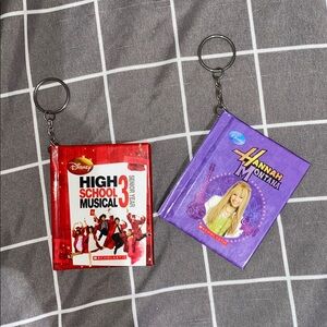 Disney Red and Purple Keychains